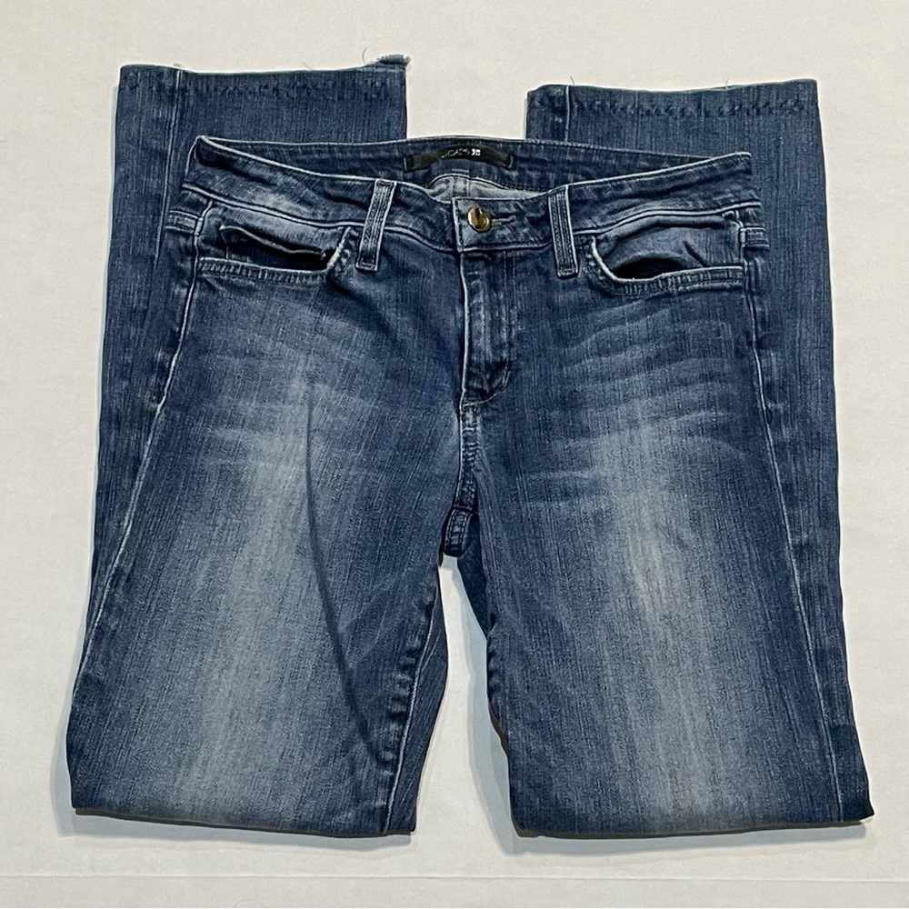 Joe’s Jeans Curvy Mini Boot Denim Blue Jeans, Women’s Sz 28 (28x27) READ.